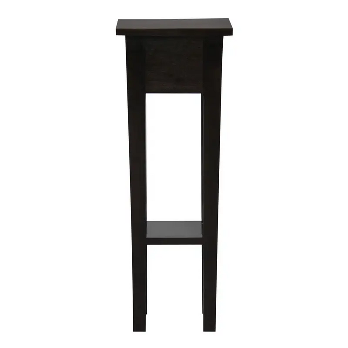 Ezra Straight Leg Plant Stand (Chocolate) - Furniture > Living Room > Side Tables