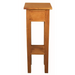 Ezra Straight Leg Plant Stand (Light Pecan) - Furniture > Living Room > Side Tables