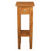 Ezra Straight Leg Plant Stand (Light Pecan) - Furniture > Living Room > Side Tables