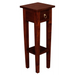 Ezra Straight Leg Plant Stand (Mahogany) - Furniture > Living Room > Side Tables