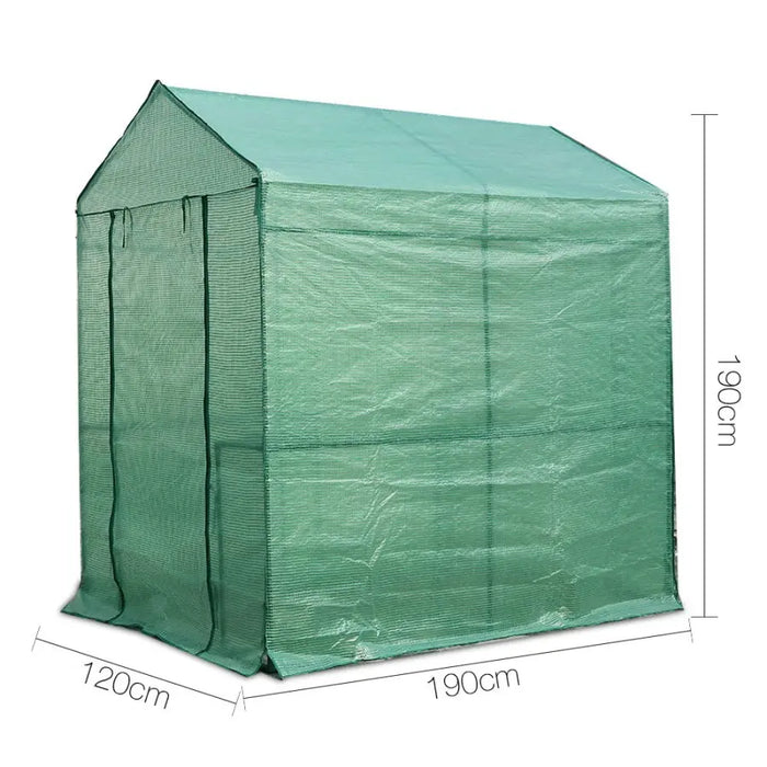 Greenfingers Greenhouse Garden Shed Green House 1.9X1.2M Storage Plant Lawn - Home & Garden > Green Houses
