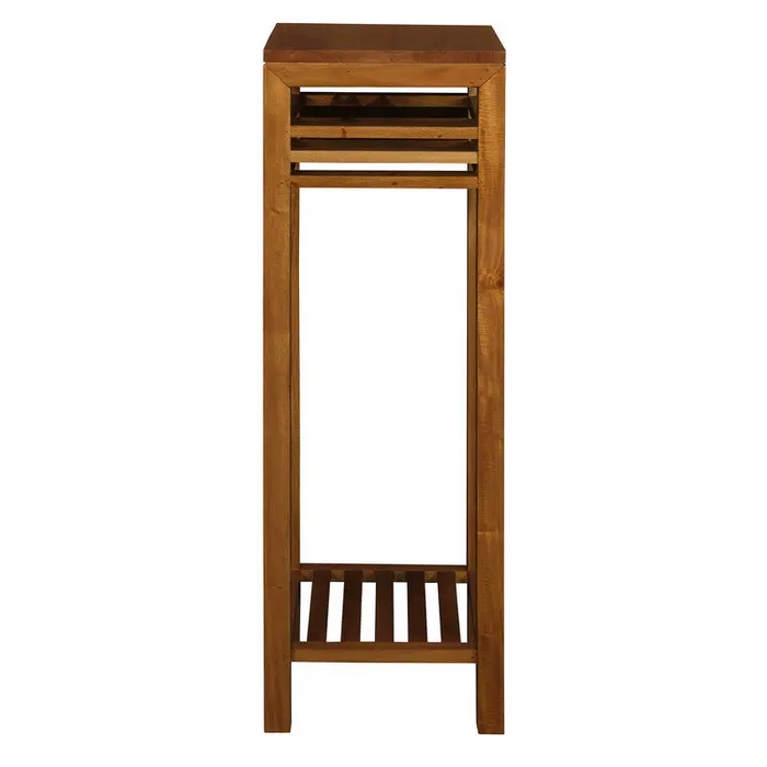 Holland Plant Stand (Light Pecan) - Furniture > Living Room > Side Tables