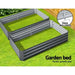 2 X Greenfingers Garden Bed - Grey (150 x 90 x 30 cm)