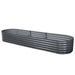 Greenfingers Curved Raised Garden Bed - Grey  (320 x 80 x 42 cm)