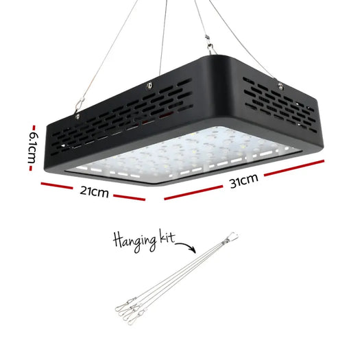 Green Fingers 600W Grow Light LED Full Spectrum Indoor Plant All Stage Growth - Home & Garden > Lighting