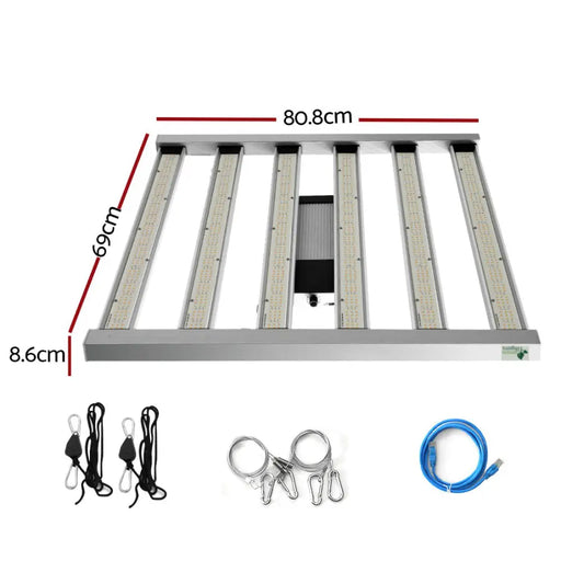 Greenfingers Grow Light 4800W LED Full Spectrum Lights Veg Flower All Stage - Home & Garden > Green Houses