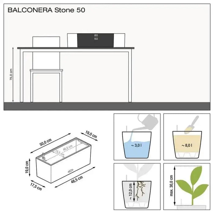 BALCONERA Stone 50