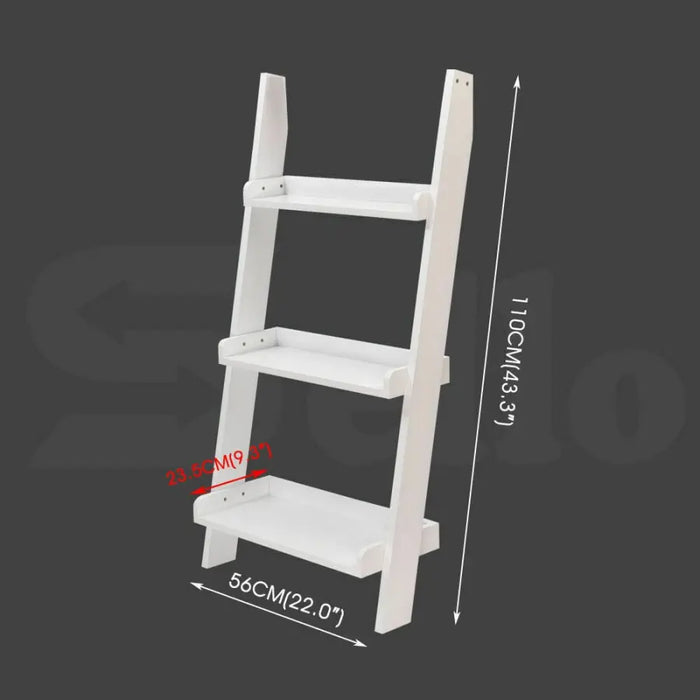 Levede 3 Tier Ladder Shelf Stand Storage Book Shelves Shelving Display Rack