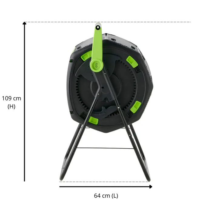 Maze 180l Geared Twin Tumbler