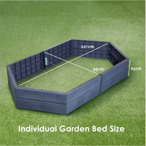 Maze Large Hex Ergo Raised Garden Bed