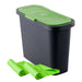 Maze Slim Kitchen Compost Caddy - 9L - Caddy + 40 compostable bags