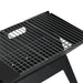 Portable BBQ Charcoal Grill and Foldable Steel Stove