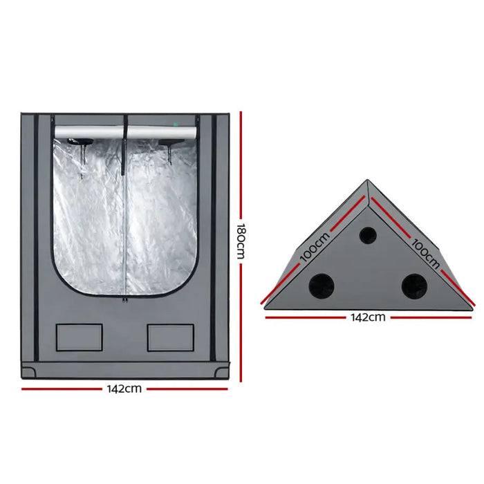 corner grow tent Greenfingers Grow Tent 142 x 100 x 180 cm — Green My Space