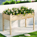 Greenfingers Garden Bed Raised Wooden Planter Box Vegetables 120x60x80cm - Home & Garden > Garden Beds