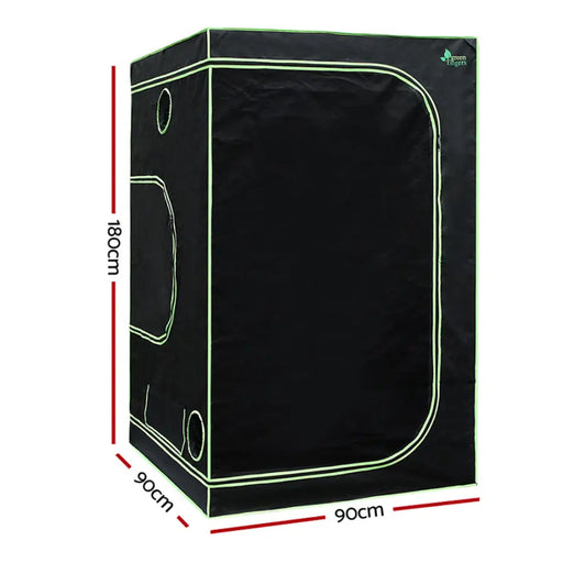 Greenfingers Grow Tent 1000W LED Grow Light 90X90X180cm Mylar 6 Ventilation - Home & Garden > Green Houses