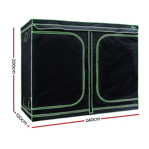 Greenfingers Grow Tent 2000W LED Grow Light 240X120X200cm Mylar 6 Ventilation - Home & Garden > Green Houses