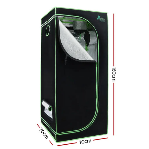 Greenfingers Grow Tent Kits 1680D Oxford 0.7MX0.7MX1.6M Hydroponics Grow System - Home & Garden > Green Houses