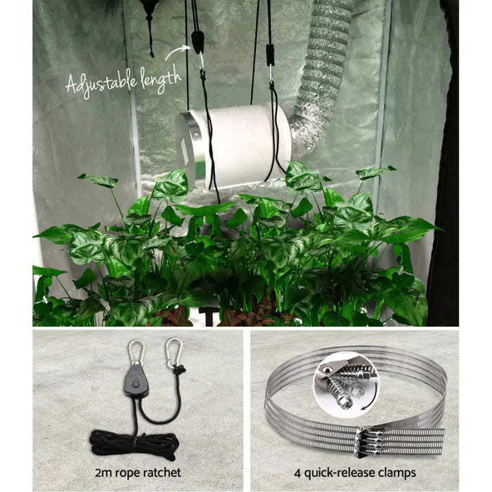 ventilation for grow tent Greenfingers Hydroponics Grow Tent Ventilation Kit Vent Fan Carbon Filter Duct — Green My Space