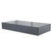 Home Ready 210 x 90 x 30cm Grey Raised Garden Bed Galvanised Steel Planter - Home & Garden > Garden Beds