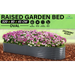 Home Ready 320 x 80 x 45cm Grey Raised Garden Bed Galvanised Steel Planter - Home & Garden > Garden Beds