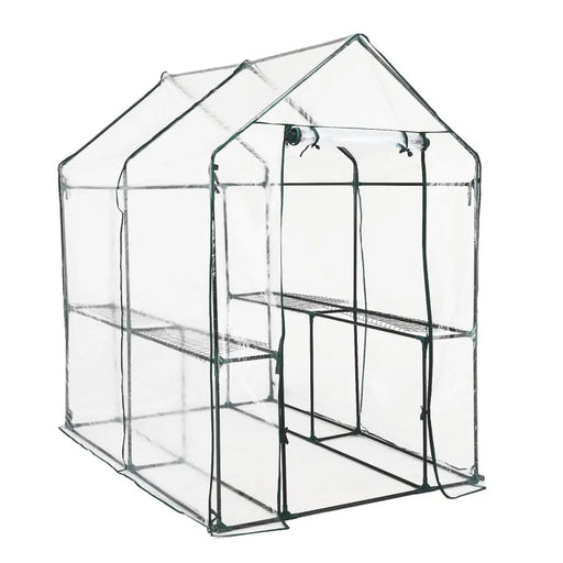 Home Ready Apex 1.9x1.2x1.9M Garden Greenhouse Walk-In Shed PVC - Home & Garden > Green Houses