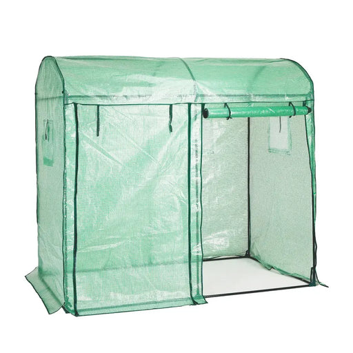 Home Ready Dome 2X1X1.8M Garden Greenhouse Walk-In Shed PE - Home & Garden > Green Houses
