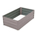 Wallaroo Garden Bed 100 x 60 x 30cm Galvanized Steel - Grey - Home & Garden > Garden Beds