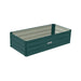 Wallaroo Garden Bed 120 x 60 x 30cm Galvanized Steel - Green - Home & Garden > Garden Beds