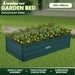 Wallaroo Garden Bed 120 x 60 x 30cm Galvanized Steel - Green - Home & Garden > Garden Beds