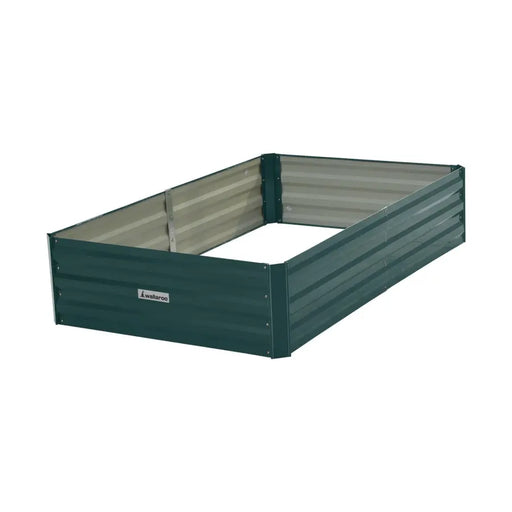 Wallaroo Garden Bed 150 x 90 x 30cm Galvanized Steel - Green - Home & Garden > Garden Beds