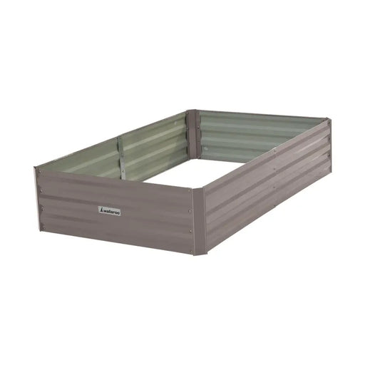Wallaroo Garden Bed 150 x 90 x 30cm Galvanized Steel - Grey - Home & Garden > Garden Beds