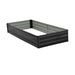Wallaroo Garden Bed 210 x 90 x 30cm Galvanized Steel - Black - Home & Garden > Garden Beds