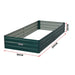 Wallaroo Garden Bed 210 x 90 x 30cm Galvanized Steel - Green - Home & Garden > Garden Beds