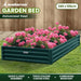 Wallaroo Garden Bed 240 x 120 x 30cm Galvanized Steel - Green - Home & Garden > Garden Beds