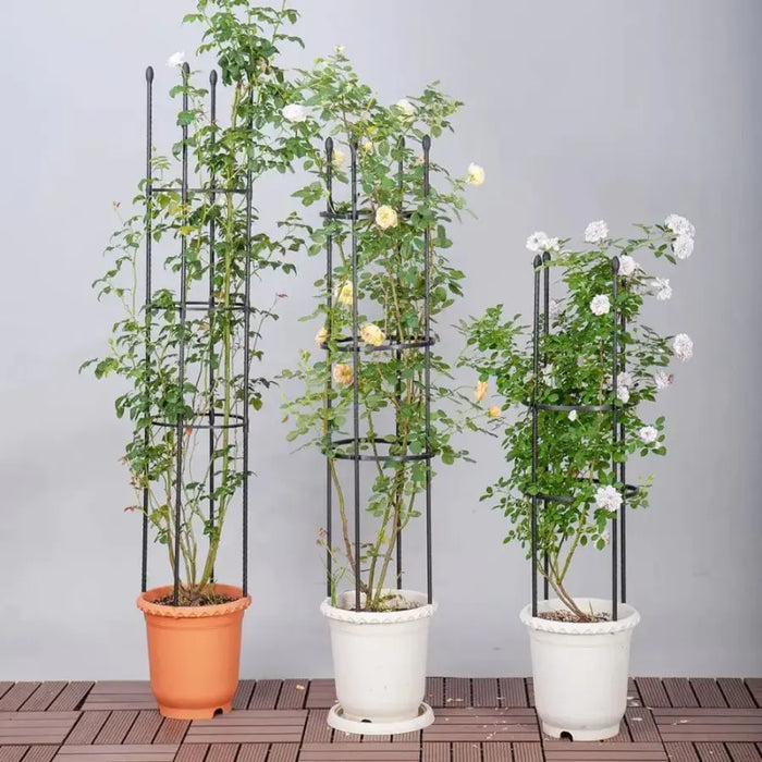 Hanging Tree Trellis with Pot Holders | Plow & Hearth
