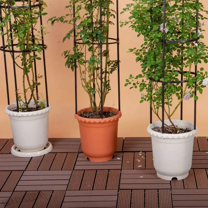 indoor plant support rings 163cm Plant Support Trellis with Rings