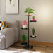 3 Tier Black Plant Stand for 3 Planters