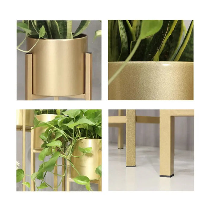 30CM Gold Metal Plant Stand