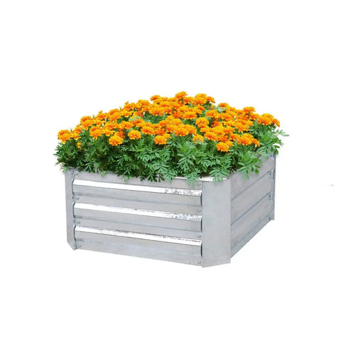 60cm Square Galvanised Garden Bed