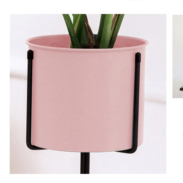 70cm Tripod Pink & Black Plant Stand