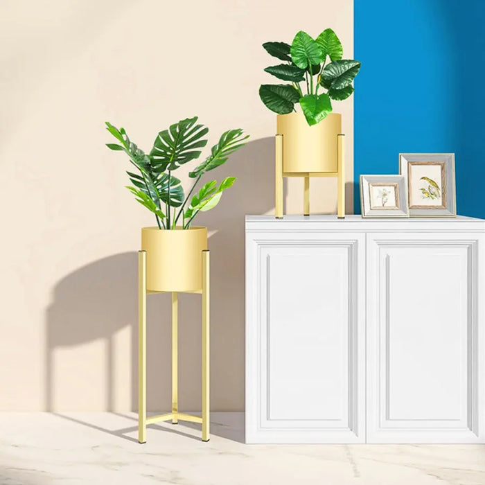 90cm plant pot 90cm Gold Metal Plant Stand