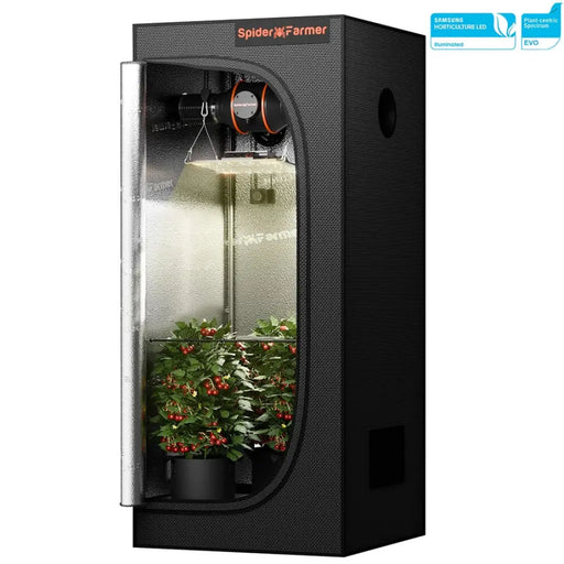 70 x 160 cm Grow Tent Kit with SF1000 EVO LED Light + accessories - 1 (full speed controller)