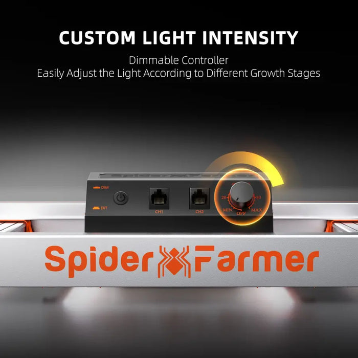 Spider Farmer G3000 300W LED Grow Light Dimmable Controller