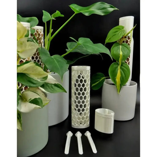 20 cm tinker moss pole base set Pearl White Moss Pole