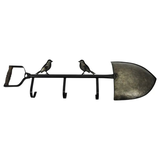 3-Hook Bird and Spade Wallhanging - Decor