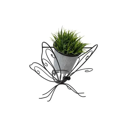 Contemporary Black Butterfly Planter - Pot Planters
