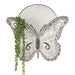 Distressed-Finish Butterfly Wall Planter 44.5x9x41cm