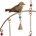 Handcrafted Hanging Arch Chime with Birds - Decorative