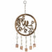 Handcrafted Hanging Circle of Life Chime w/Birds Beads & Bells