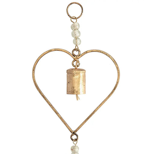 Handcrafted Hanging Hearts Chime - Decorative